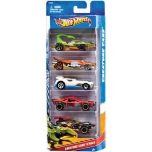 HOTWHEEL FIVE CAR GUFT PACK ASST