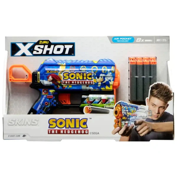 X SHOT SKINS FLUX (8 DARTS) OPEN BOX